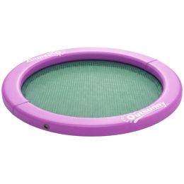 8FT Inflatable Water Hammock Floating Ring, Inflatable Floating Dock Platform for for Lakes, Pools, Oceans, Purple (Option: Purple-660x400x250 mm)