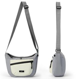 Women's Solid Color Crossbody Bag Fashionable Large Capacity Shoulder Bag For Work School Casual Trendy Versatile High-quality Daily Commuting Ba (Option: Gery)