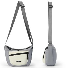 Women's Solid Color Crossbody Bag Fashionable Large Capacity Shoulder Bag For Work School Casual Trendy Versatile High-quality Daily Commuting Ba (Option: Gery)