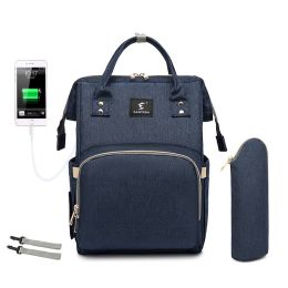 Portable Folding Crib Mummy Bag Portable (Option: Blue with hook)