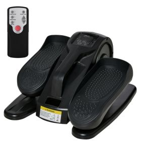 Foot Pedal Exerciser Mini Rehabilitation Bike w/ Adjustable Speed, LCD Display (Option: Black-490x440x275 mm)