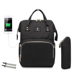 Portable Folding Crib Mummy Bag Portable (Option: Black with hook)