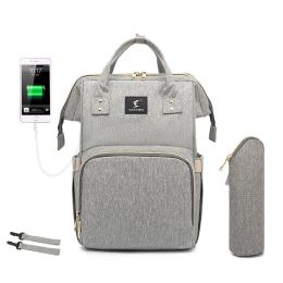 Portable Folding Crib Mummy Bag Portable (Option: Grey with hook)