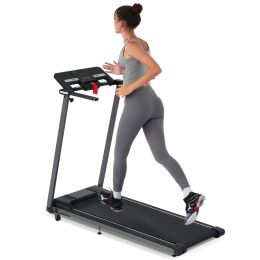 NEW Folding Treadmills Walking Pad Treadmill For Home Office -2.5HP Walking Treadmill With Incline 0.5-7.5MPH 265LBS Capacity Treadmill For Walki (Option: Black)