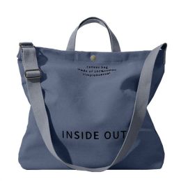 Large Capacity Shopping Bags Woman Black Canvas Tote Bag High-End Versatile Shoulder Bag (Option: Style3)