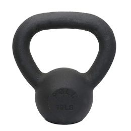 Arm Power Exercise Equipment Kettlebell for Home Fitness (Weights Available: 10LB, Color: Black)
