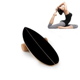 Balancing Board with Storage Rack to Exercise for Household & Gym (Type: Fitness Supplies, Color: Black)