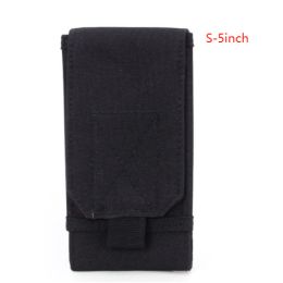 Molle Mobile Phone Bag Waist Bag Men's Sports Running Coin Purse Universal Multifunctional Vertical Belt Portable Wear Belt (Option: 1style-S 5inch)
