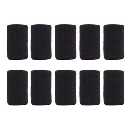 Hand And Finger Joint Protectors,Finger Sleeves Black Sport Finger Brace Protector Compression Sleeve Breathable Elastic Thumb Sleeves Thumb Spli (Option: Black)